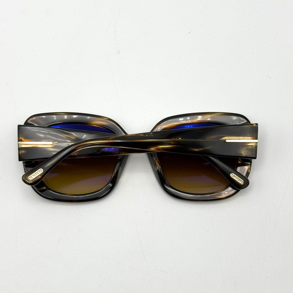 Tom Ford Sunglasses Carla-02 TF1220 55F Havana Square Frame Brown Gradient 52mm main image 12